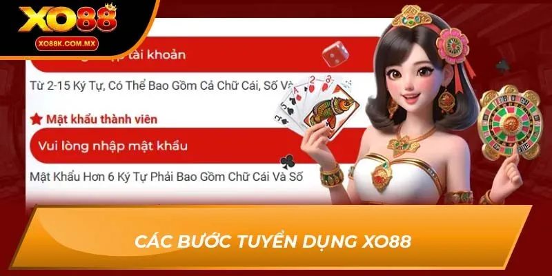 Tuyển dụng XO88